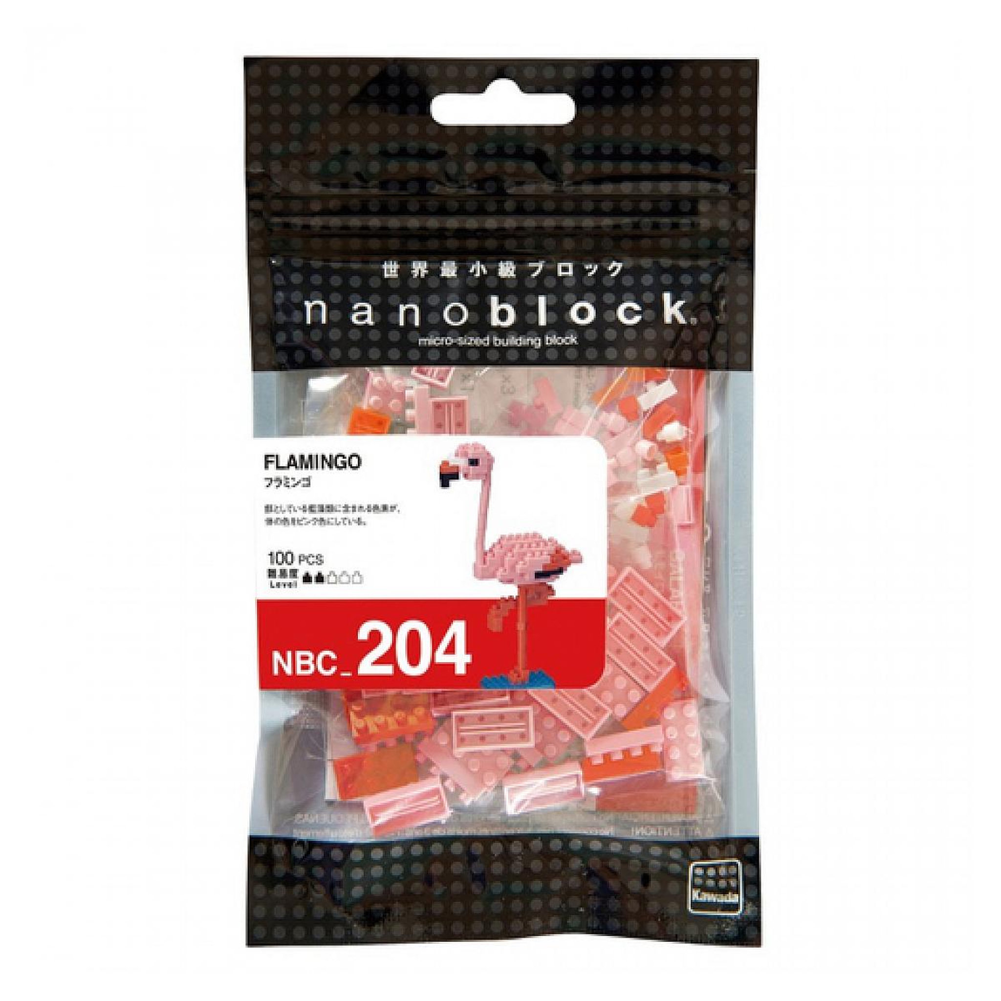 BANDAI Nanoblock Greater Flamingo 2