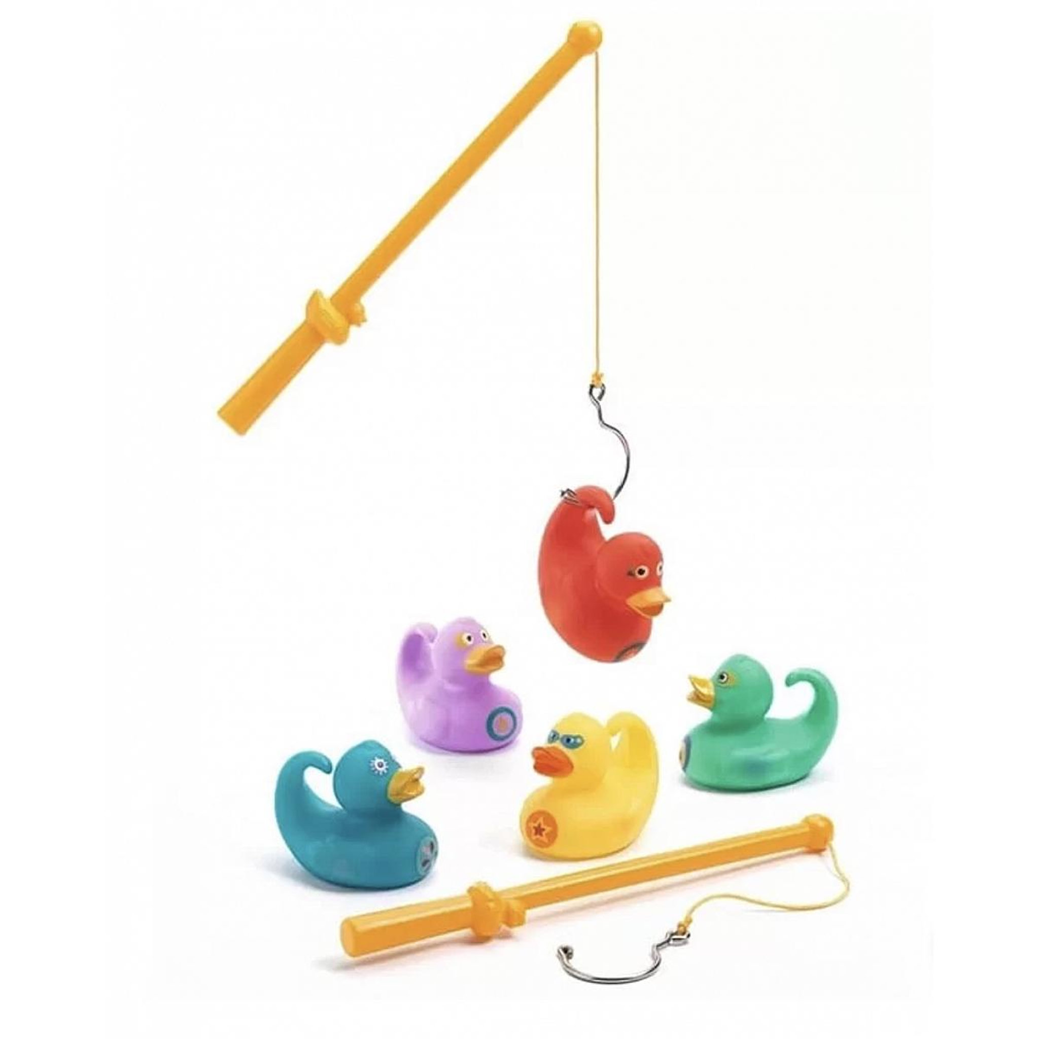 Voir la diapositive 2 : Djeco Peche aux petits canards multicolores