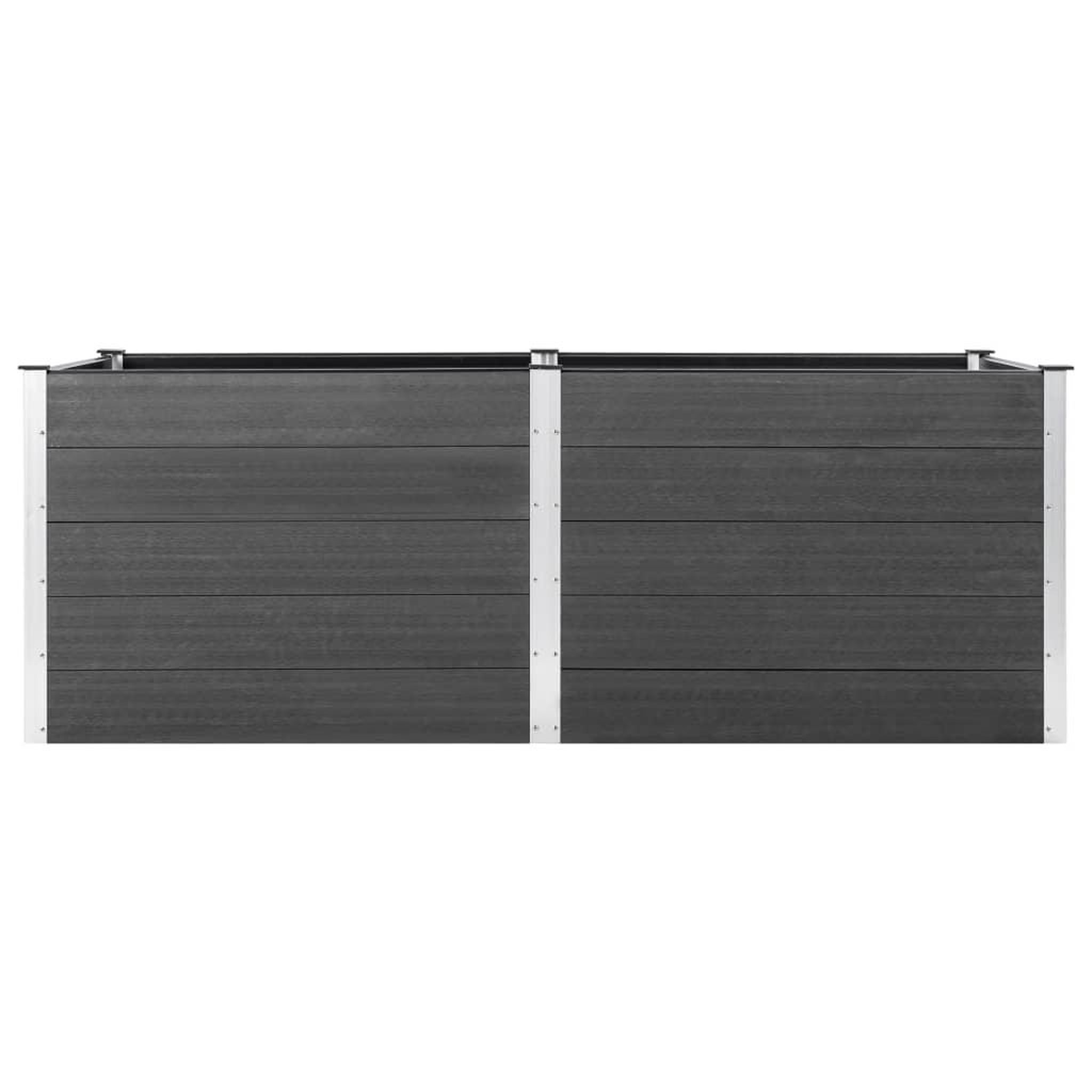 Voir la diapositive 3 : VIDAXL Lit sureleve de jardin 250x50x91 cm WPC Gris