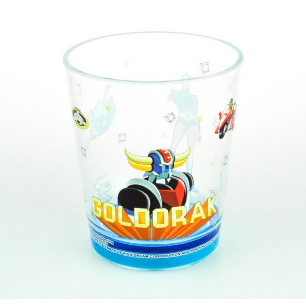 Verre en plastique buste Goldorak