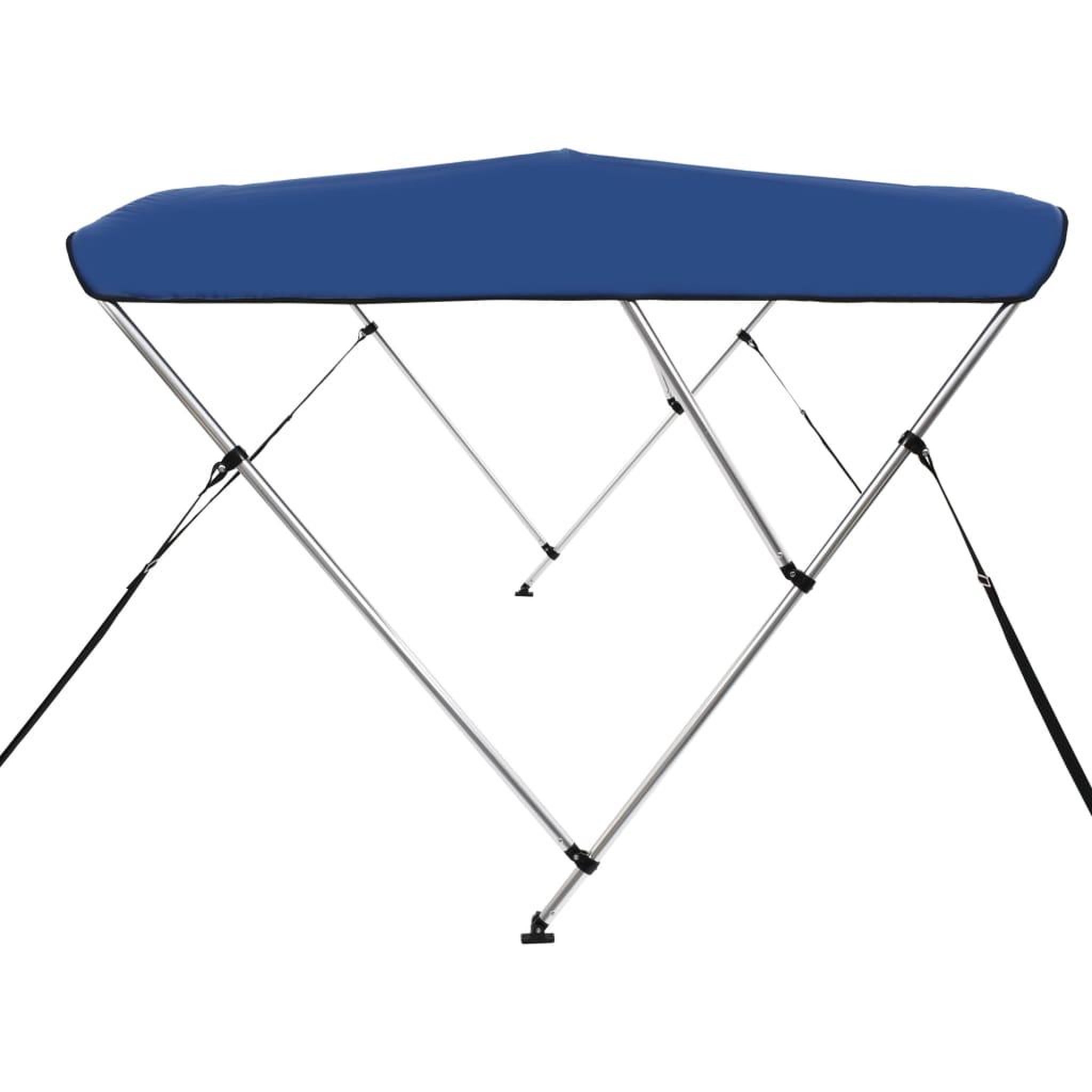 Voir la diapositive 5 : VIDAXL Auvent bimini a 3 arceaux Bleu 183x180x137 cm