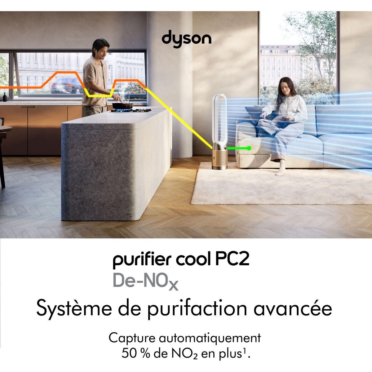 Dyson Purificateur d'air, ventilateur Cool PC2 De Nox