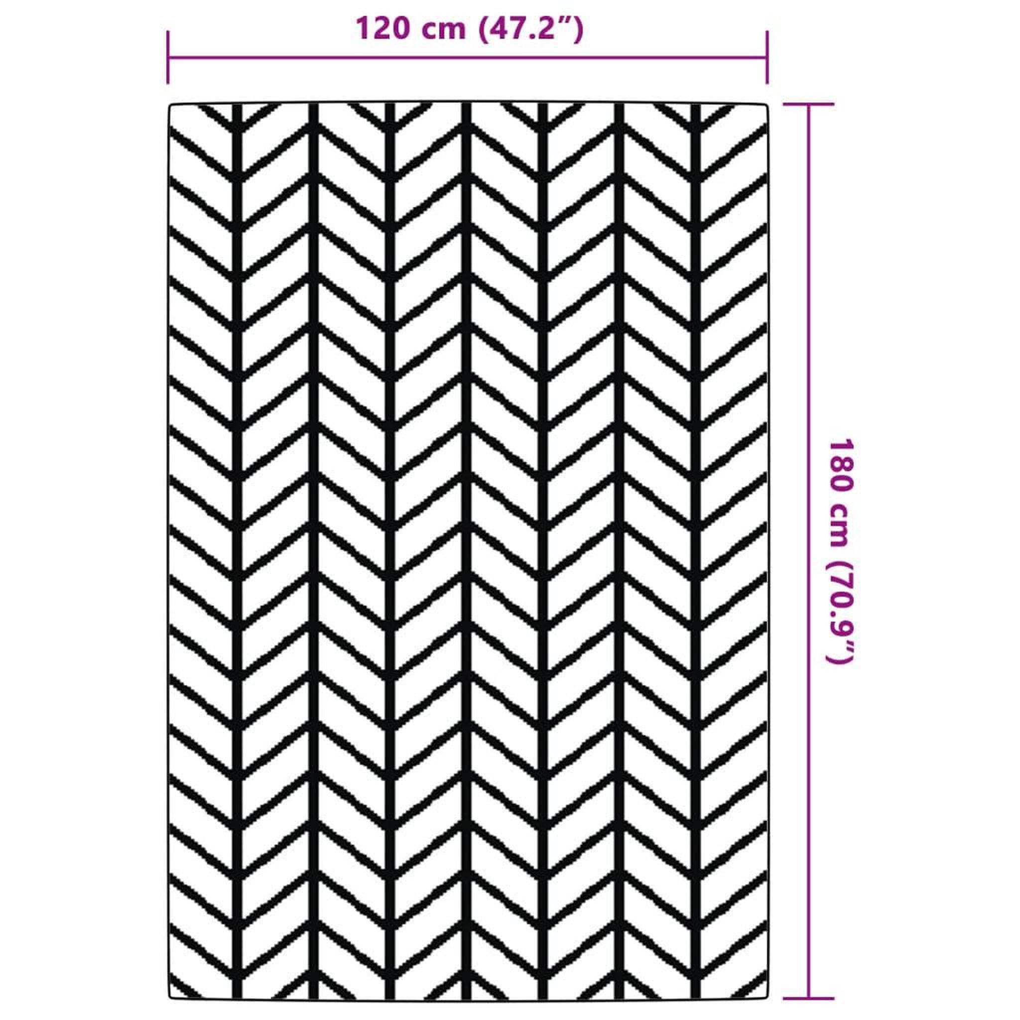 Voir la diapositive 6 : VIDAXL Tapis d'exterieur ARAKIL Gris 120x180 cm PP