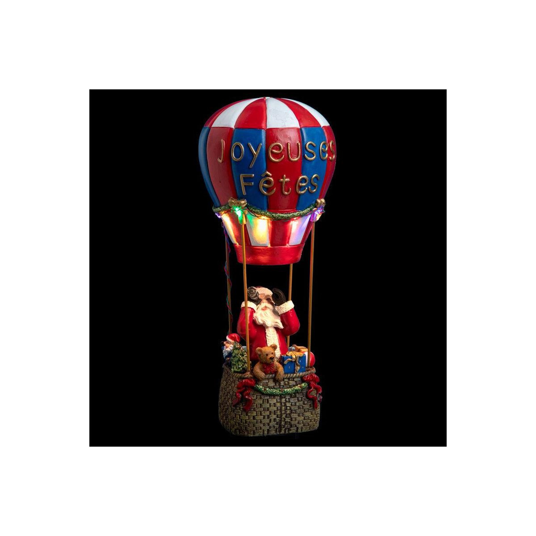 FEERIC LIGHT & CHRISTMAS Village de Noël Ballon  Laponie  29cm Multicolore
