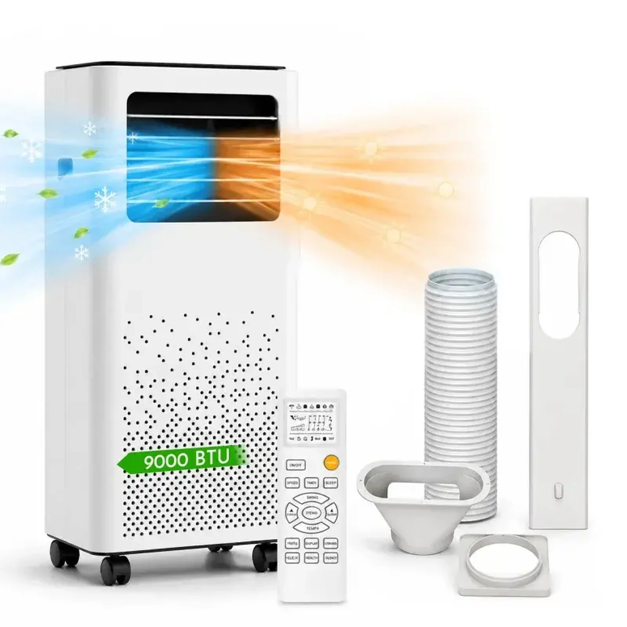 Climatiseur Mobile Réversible - 9000 Btu - R290 - Froid & Chauffage