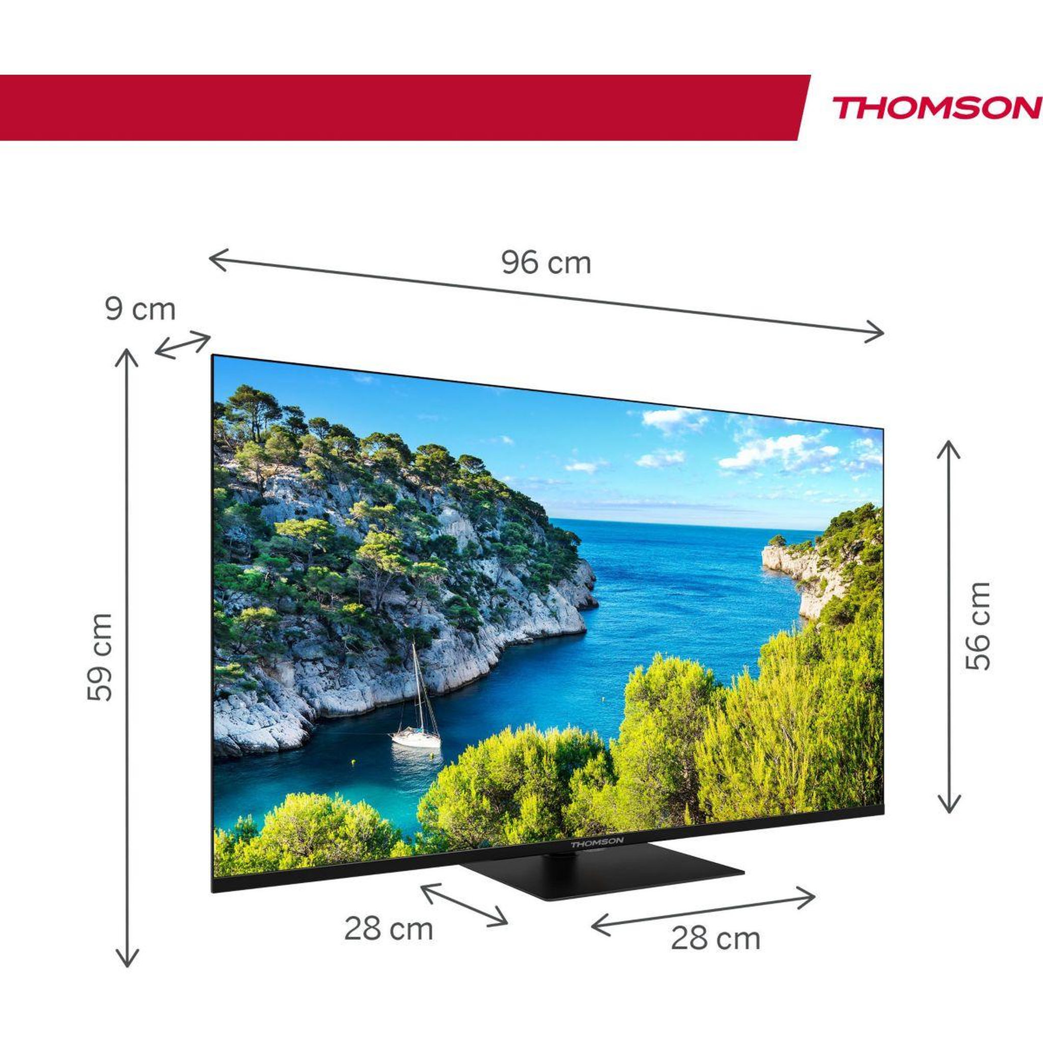 Voir la diapositive 5 : THOMSON TV LED 43UG5C14-43 pouces (109cm)