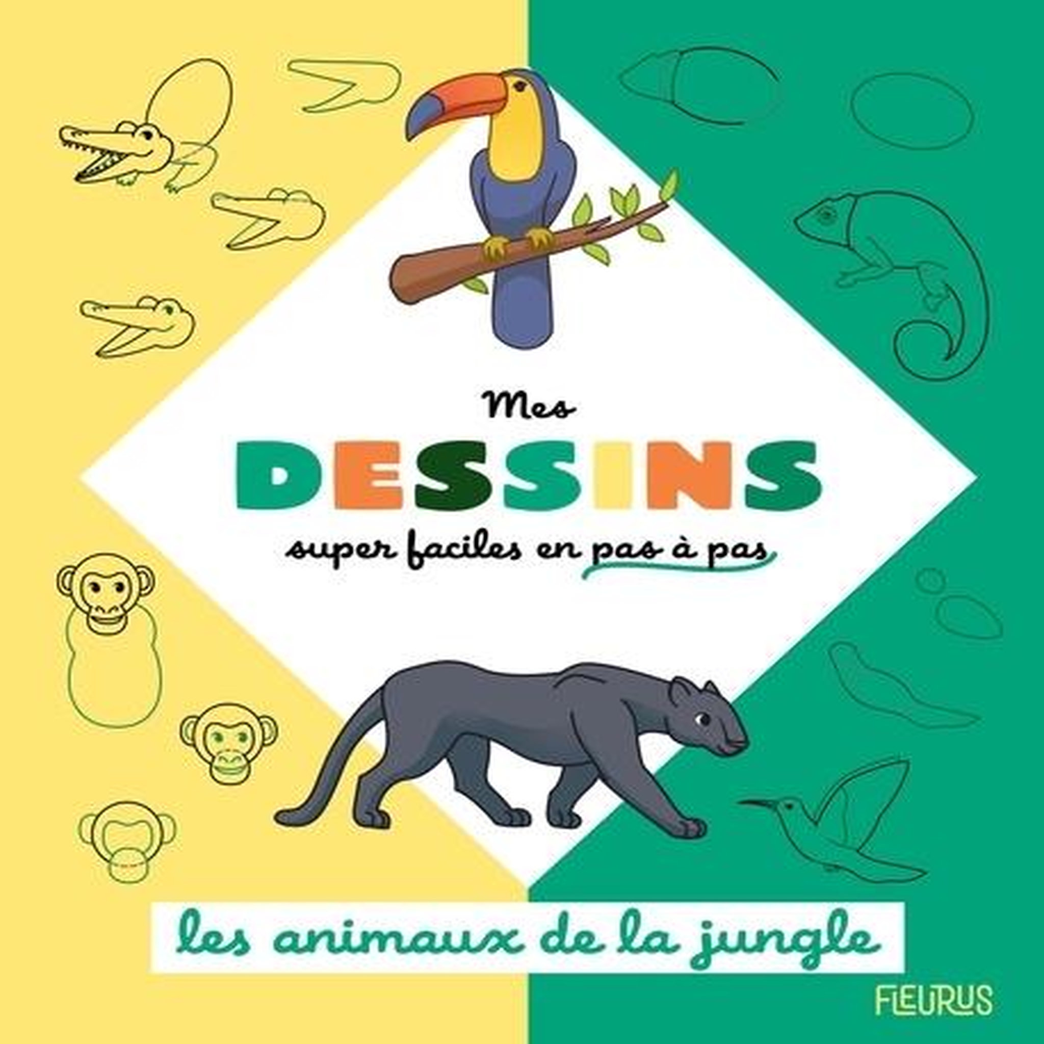 LES ANIMAUX DE LA JUNGLE, Guineton Caroline