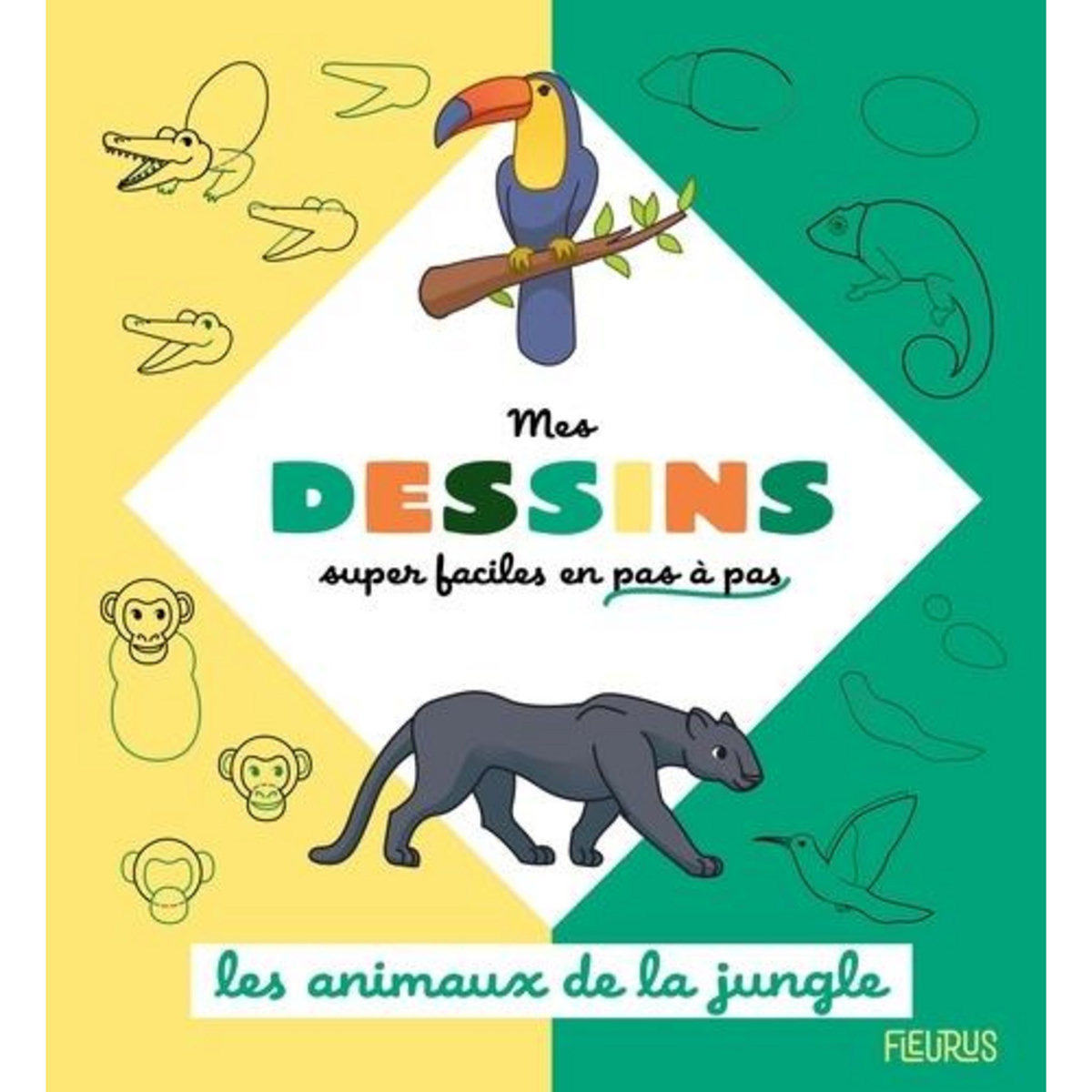 LES ANIMAUX DE LA JUNGLE, Guineton Caroline