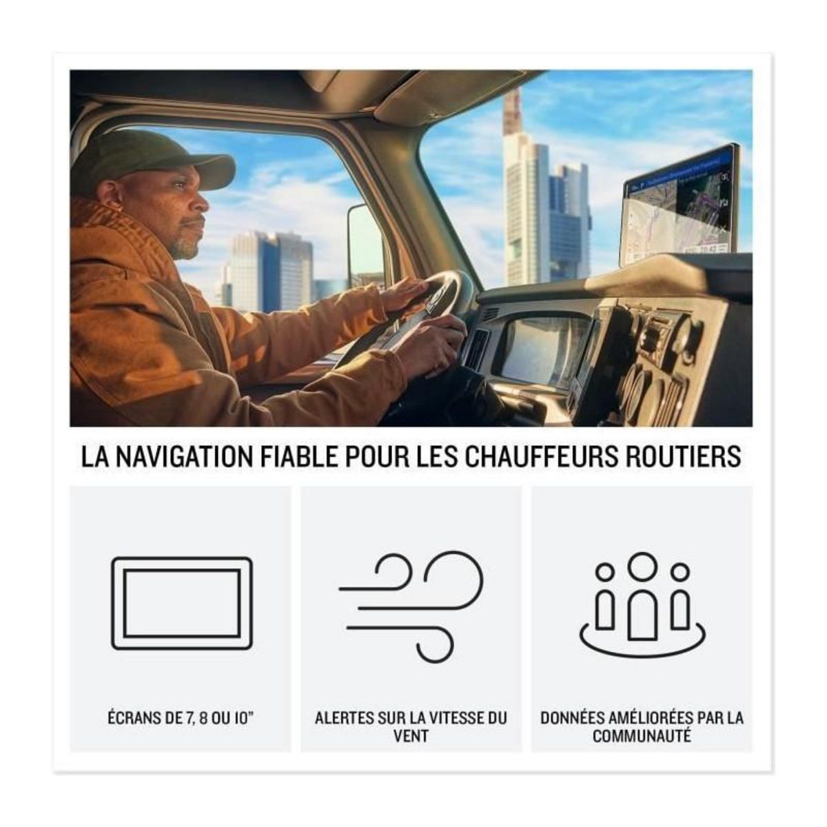 GARMIN GPS poids-lourds - GARMIN - Dezl LGV1020 - Europe entiere, communauté dezl