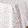 Voir la diapositive 2 : Paris Prix Nappe Microfibre Imprimé  Florelle  140x240cm Corail
