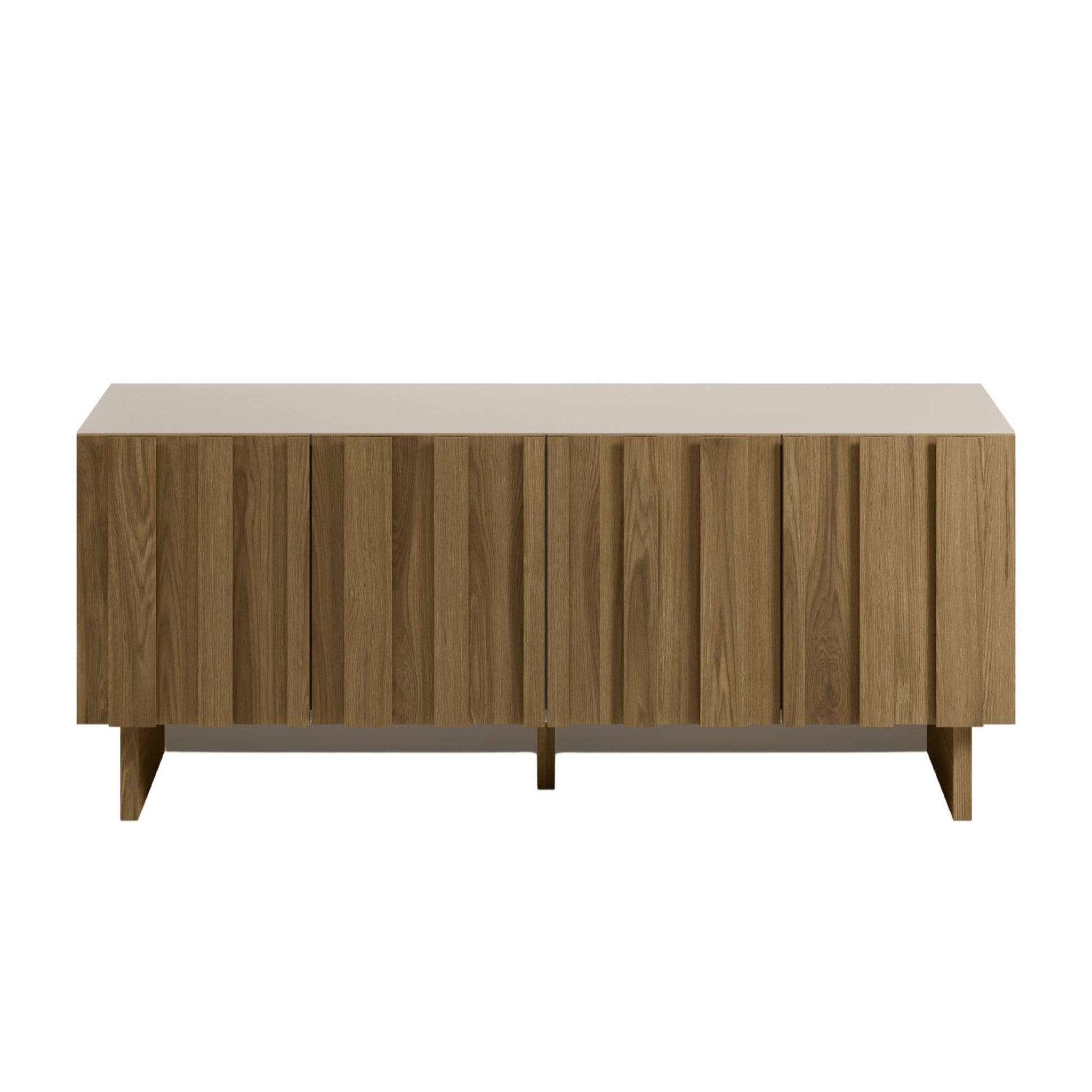 CASANOVA PARIS Perla - meuble tv 180cm en mdf chêne foncé
