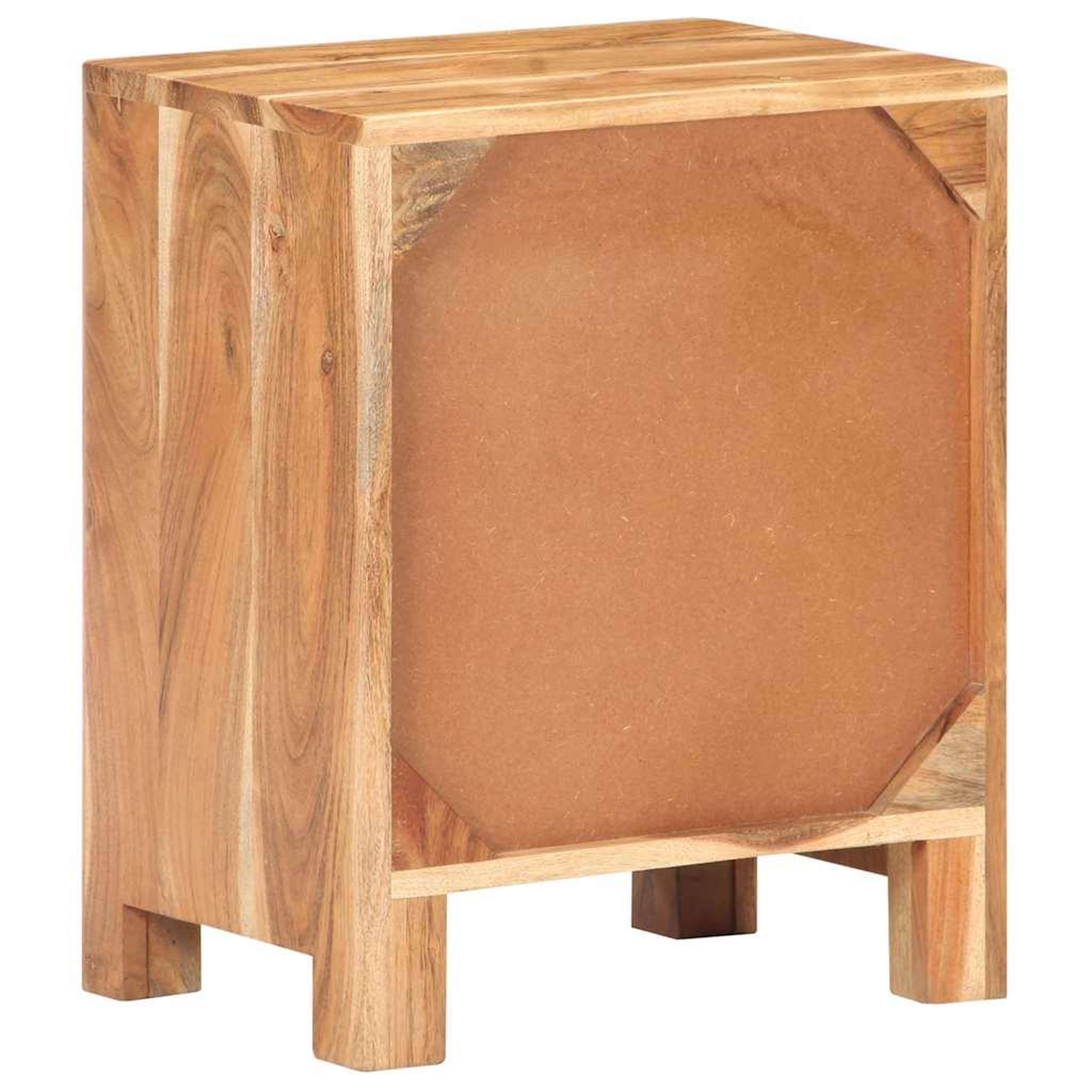Voir la diapositive 4 : VIDAXL Table de chevet 40x30x50 cm bois d'acacia massif