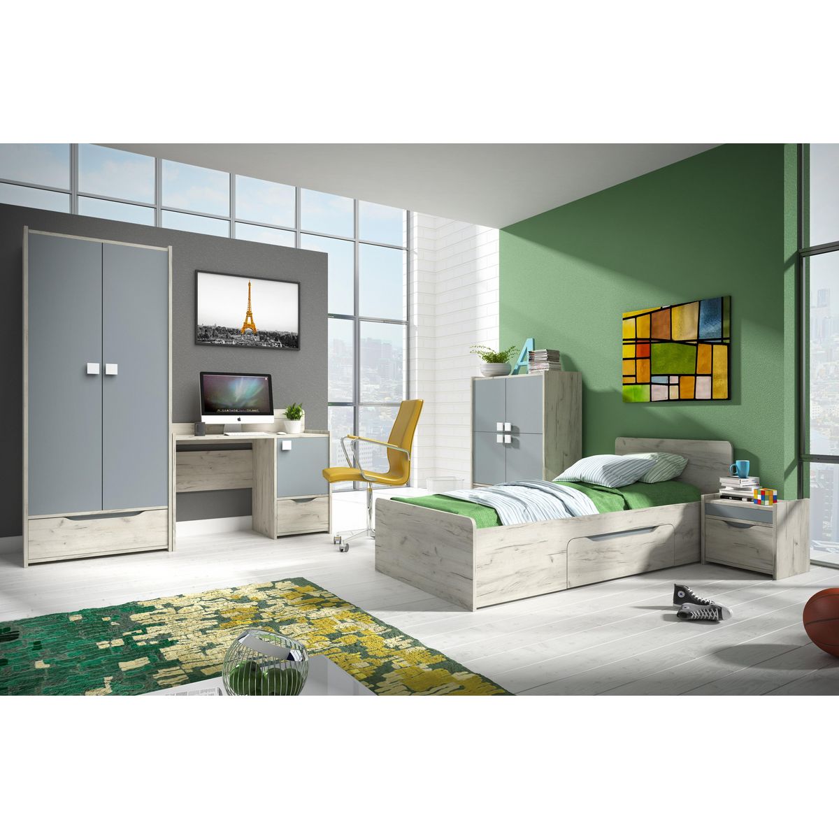 Commode 4 tiroirs L60cm MARCEAU