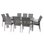 Voir la diapositive 5 : HESPERIDE Table de jardin extensible Paradize en aluminium - 10 Places