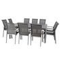 Voir la diapositive 5 : HESPERIDE Table de jardin extensible Paradize en aluminium - 10 Places
