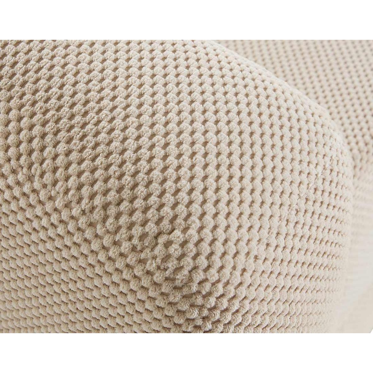 BEST MOBILIER Nuvia - canapé convertible déplimousse 3 places en velours texturé