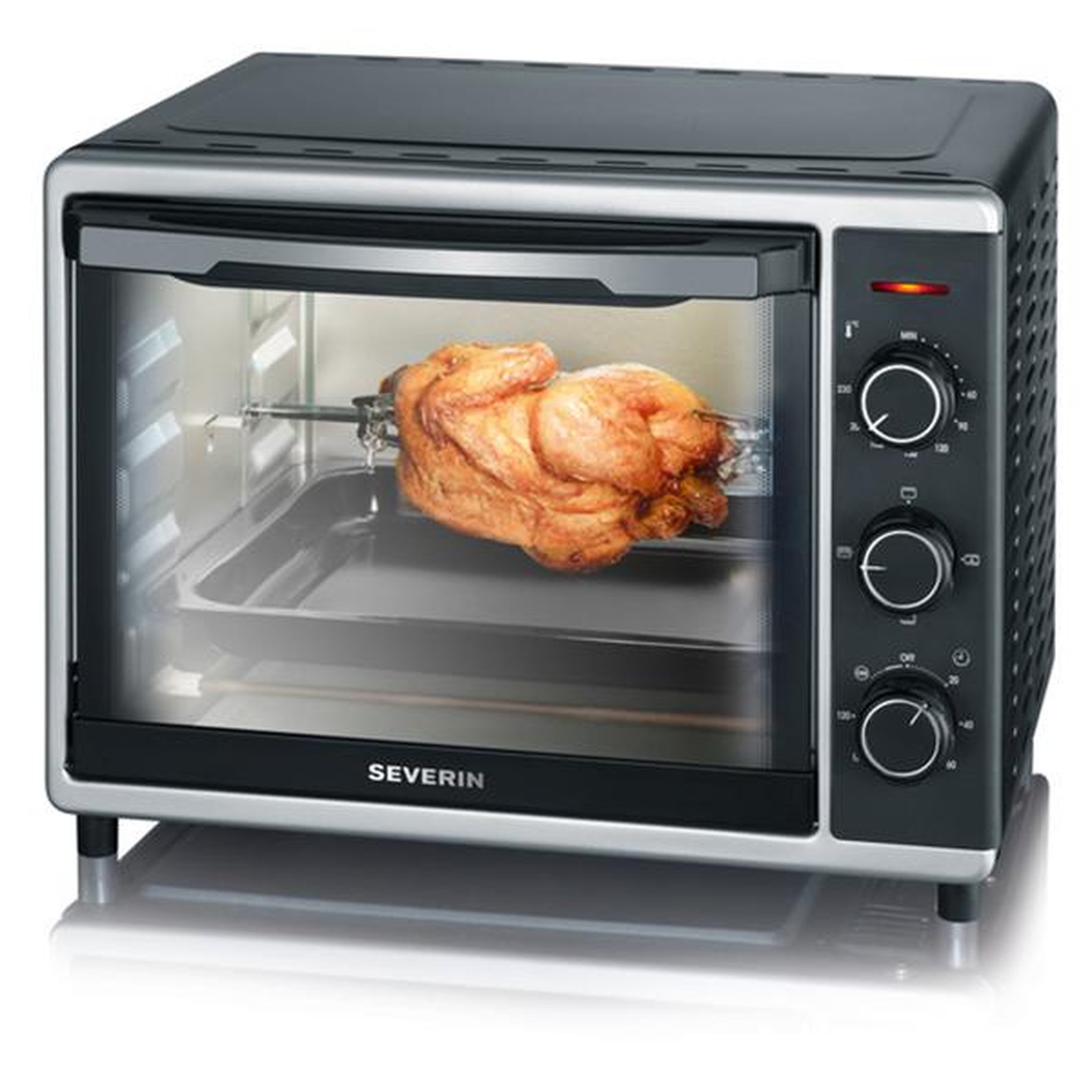 Voir la diapositive 1 : SEVERIN Four chaleur tournante 30l 1600w - to2056