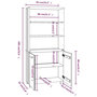Voir la diapositive 6 : VIDAXL Buffet HAMAR Bois massif de pin Marron miel