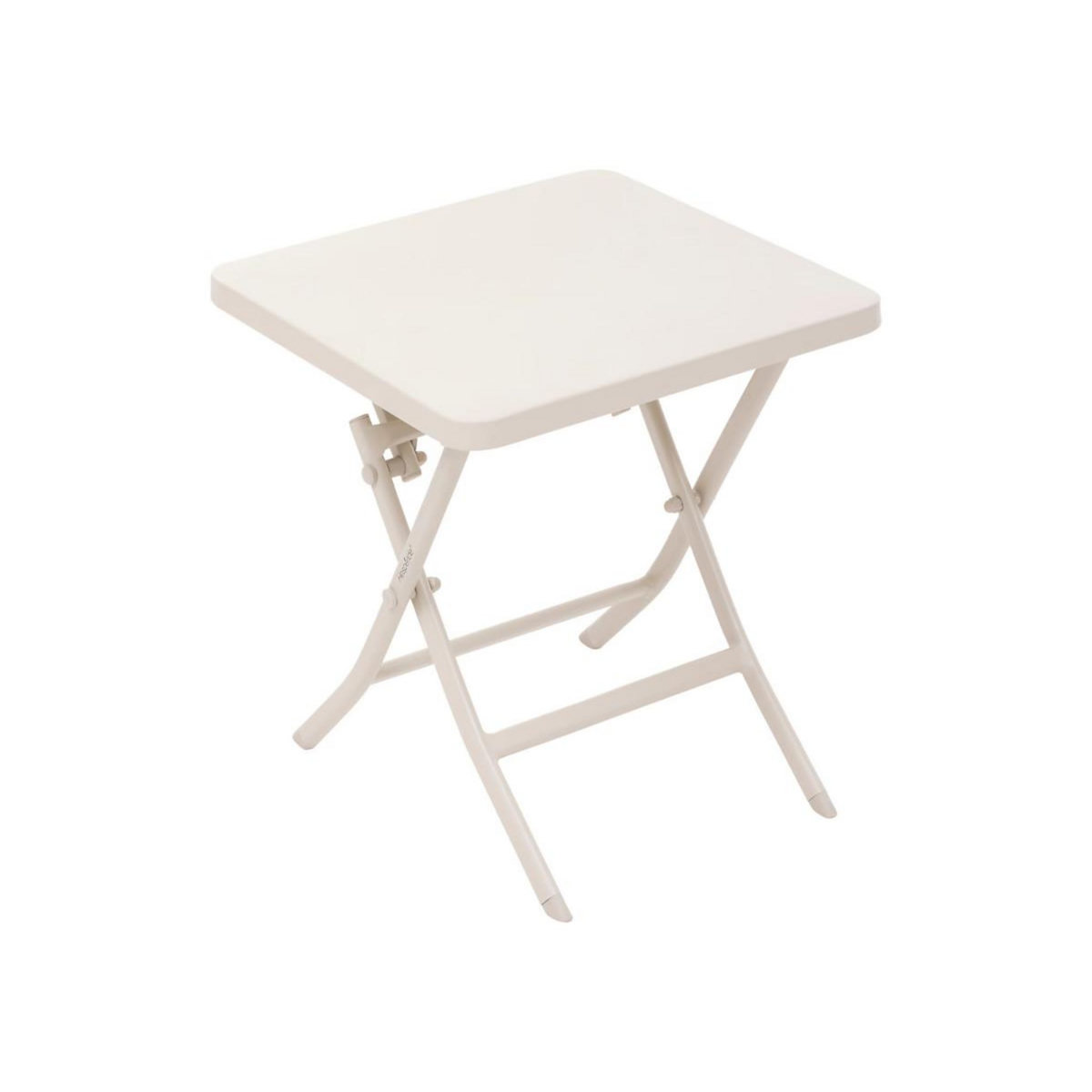 HESPERIDE Table d'appoint carrée pliante Greensboro Argile - 40 x 40 cm - Hespéride