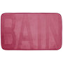 Voir la diapositive 1 : Paris Prix Tapis de Bain Microfibre  Relief  45x75cm Framboise