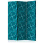 Voir la diapositive 1 : Paris Prix Paravent 3 Volets  Geometric Turquoise  135x172cm