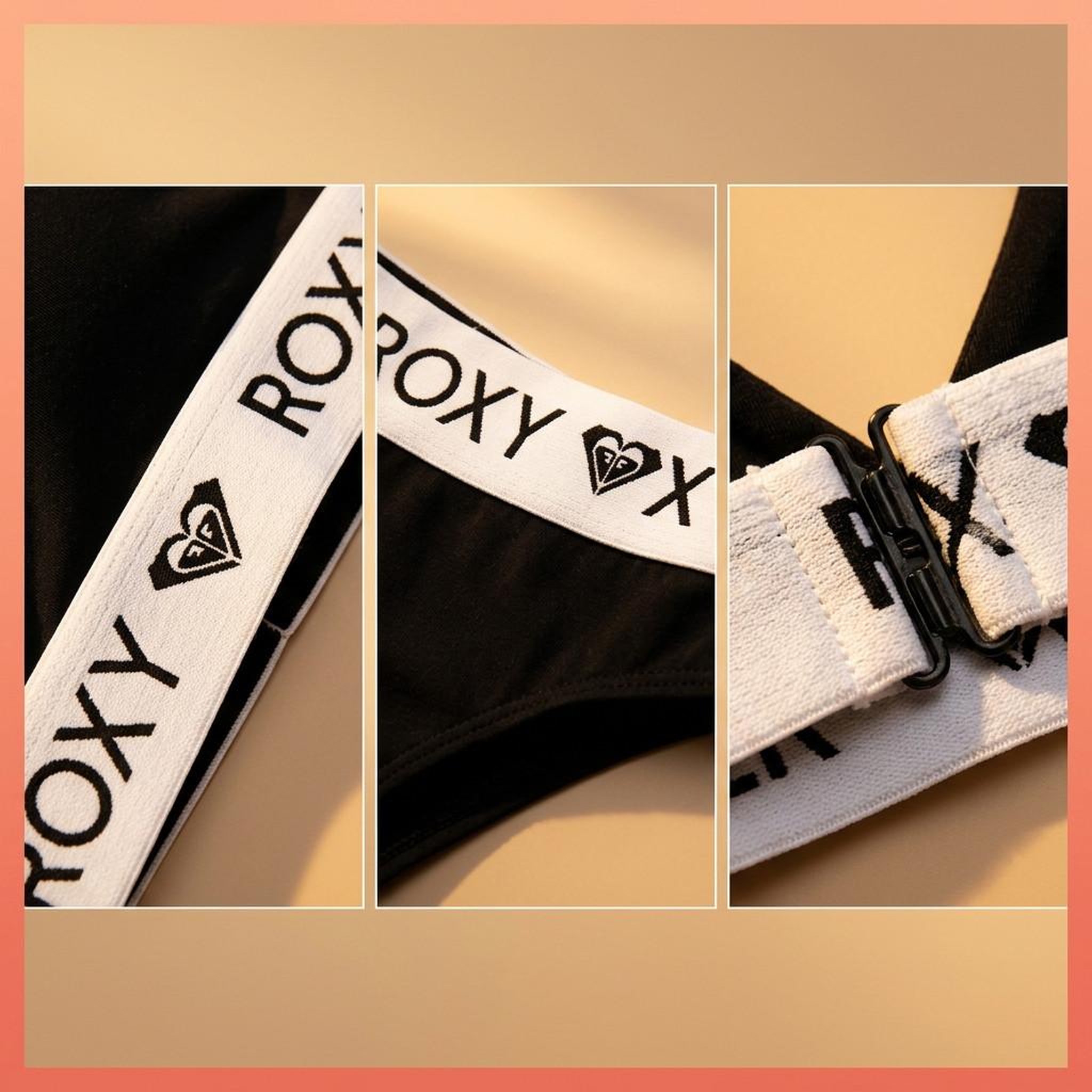 Voir la diapositive 5 : ROXY ROXY Ensemble Bralette Triangle Culotte Femme Modal Licence Officielle