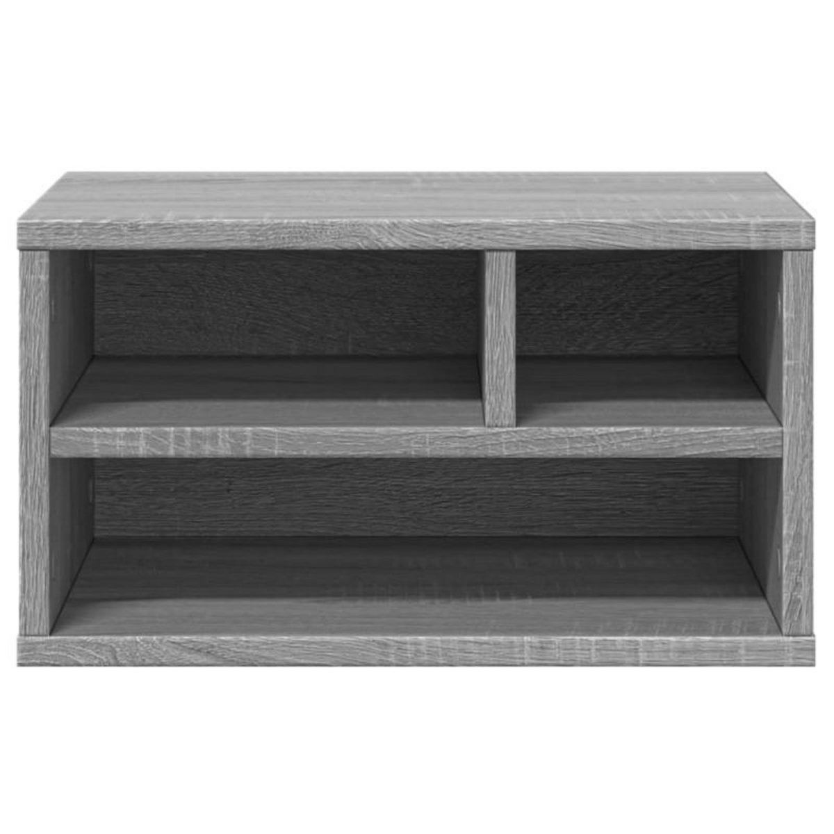 VIDAXL Support d imprimante sonoma gris 40x32x22,5cm bois d ingénierie