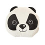 Voir la diapositive 1 : Paris Prix Peluche Couverture  Panda  100x165cm Blanc & Noir
