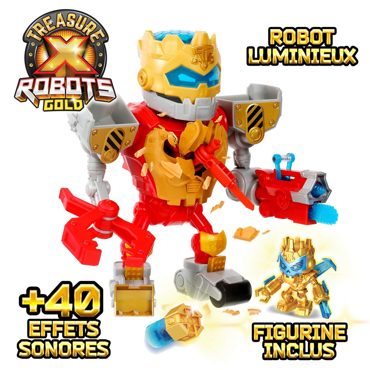 MOOSE TOYS Méga robot trésor X 40 cm