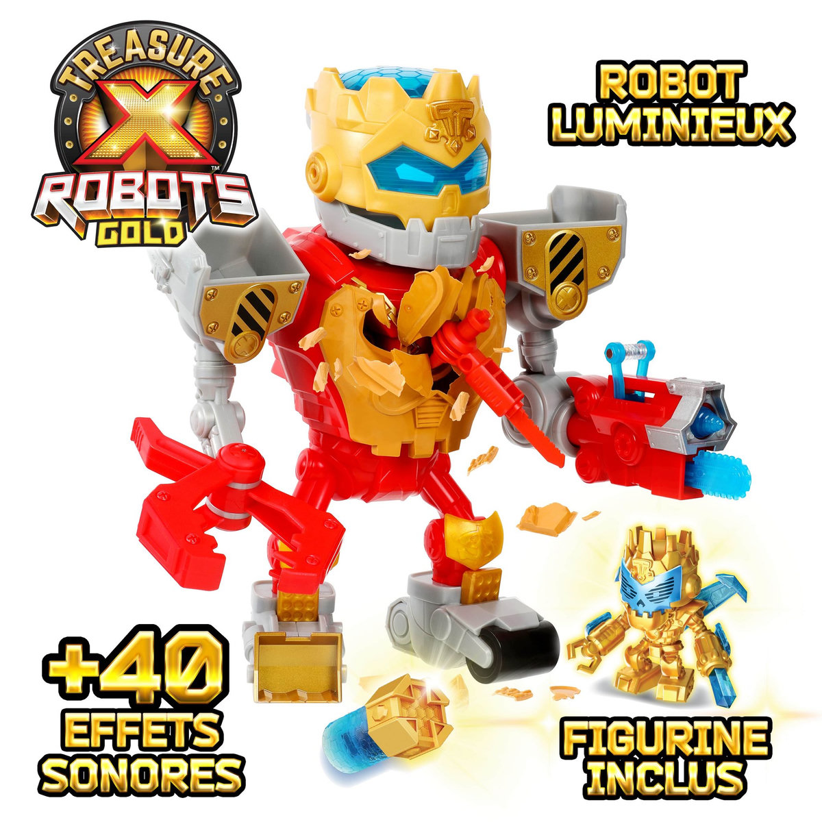 MOOSE TOYS Méga robot trésor X 40 cm