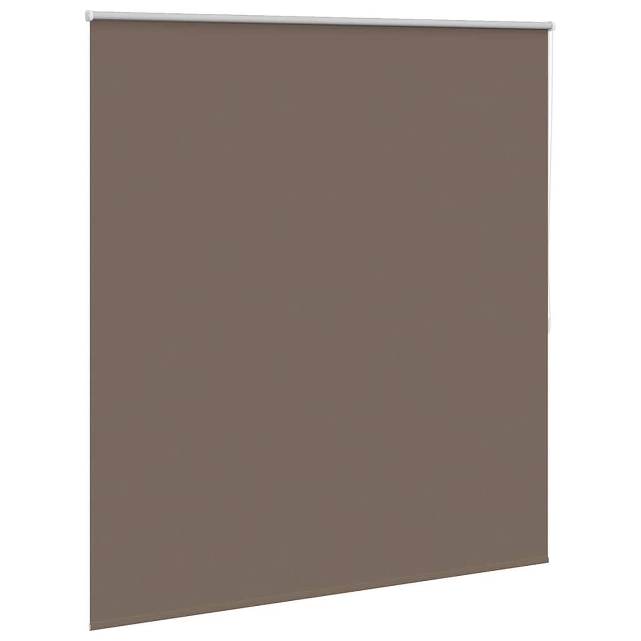 Voir la diapositive 3 : VIDAXL Store enrouleur occultant 144,4 x 175 cm, largeur du tissu 140 cm, couleur cafe