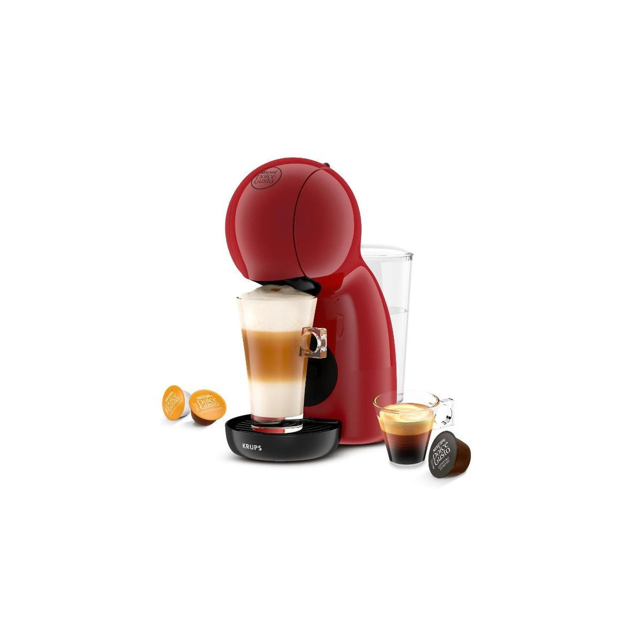 Voir la diapositive 2 : KRUPS Cafetière Krups Piccolo XS Rouge