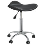 VIDAXL Chaise de bureau Noir Similicuir