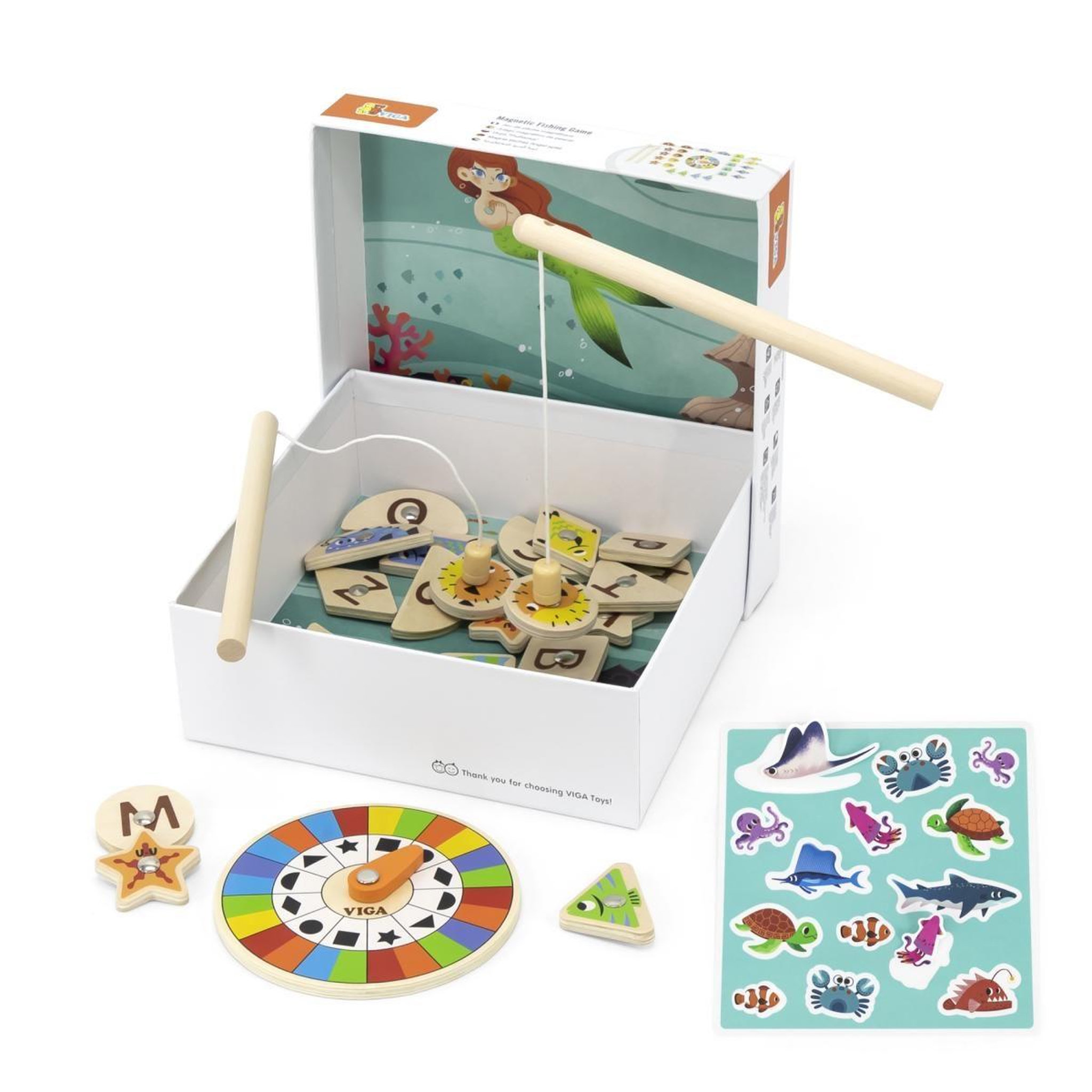 VIGA Jeu de pêche magnétique  44673