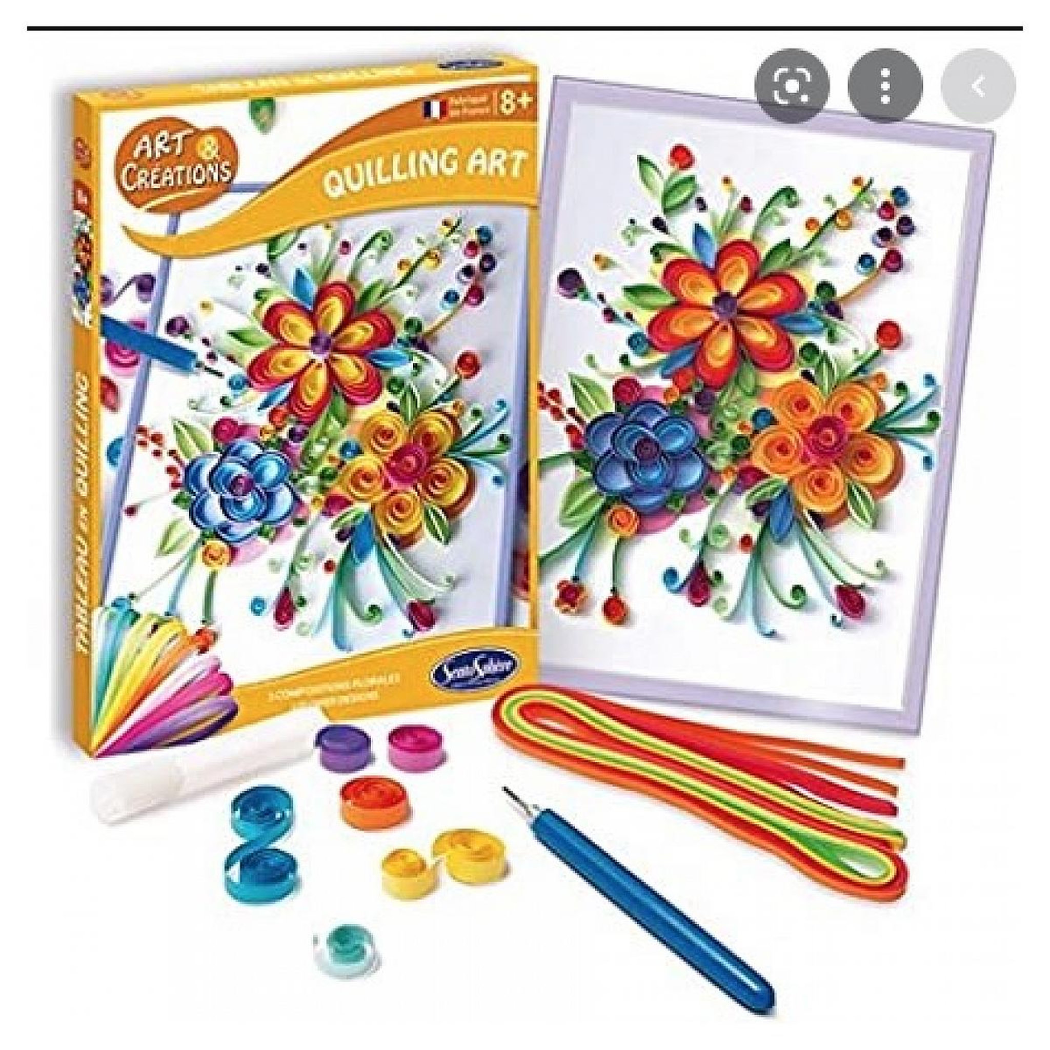 Sentosphere Art et creations quilling art Au coeur des fleurs