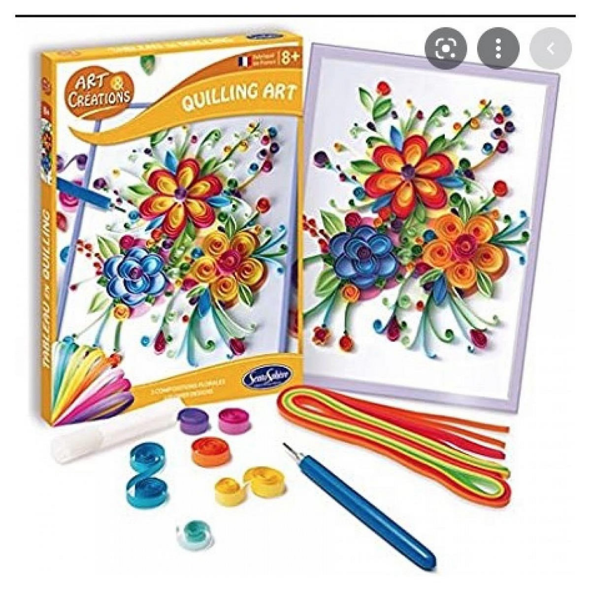 Sentosphere Art et creations quilling art Au coeur des fleurs