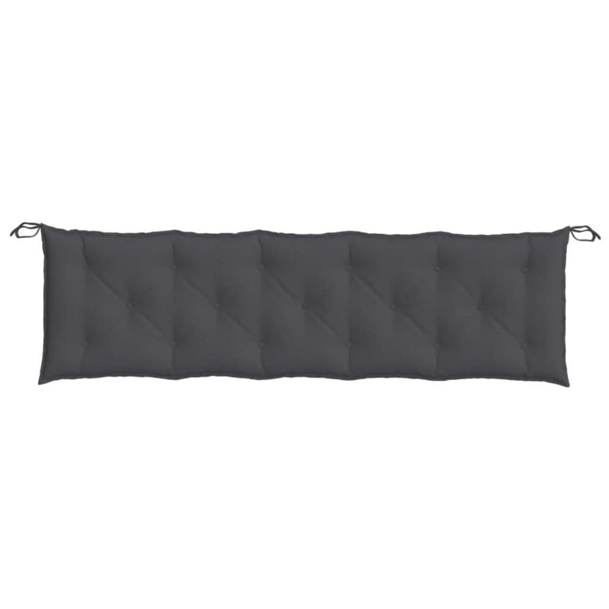 VIDAXL Coussin de banc de jardin anthracite melange 180x50x7 cm tissu