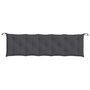 Voir la diapositive 4 : VIDAXL Coussin de banc de jardin anthracite melange 180x50x7 cm tissu