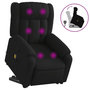 Voir la diapositive 2 : VIDAXL Fauteuil de massage inclinable Noir Tissu