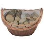 Voir la diapositive 2 : VIDAXL Panier a bois de chauffage avec poignee 60x44x55 cm Saule