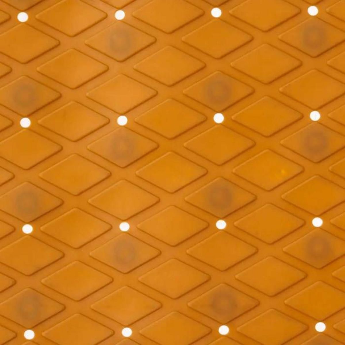 FIVE Fond de Bain PVC  Diamond  35x70cm Marron Tabac