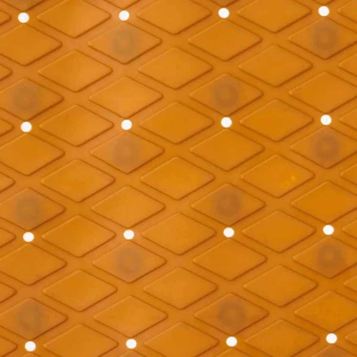 FIVE Fond de Bain PVC  Diamond  35x70cm Marron Tabac