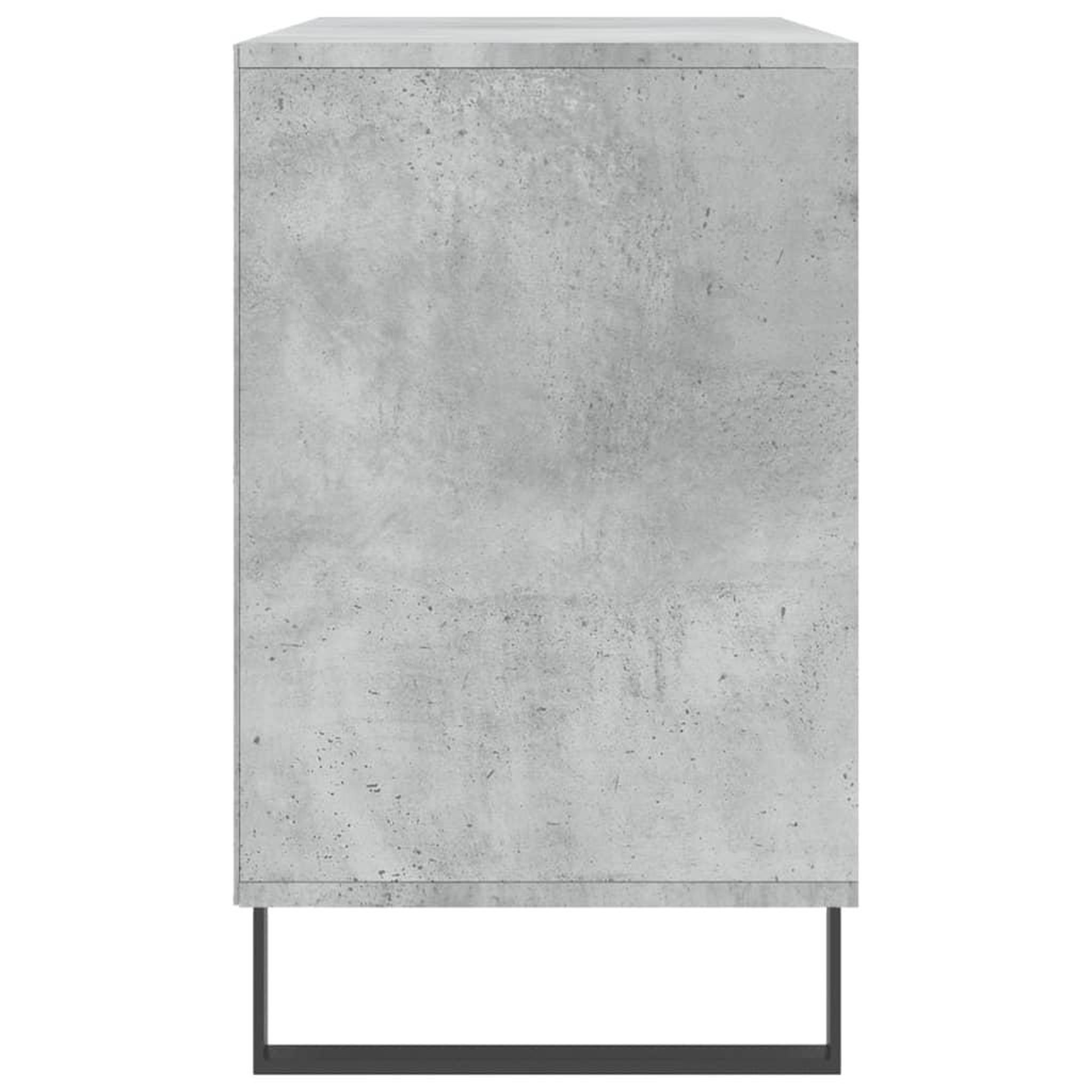 Voir la diapositive 5 : VIDAXL Armoire a chaussures Gris beton 102x36x60 cm Bois d'ingenierie