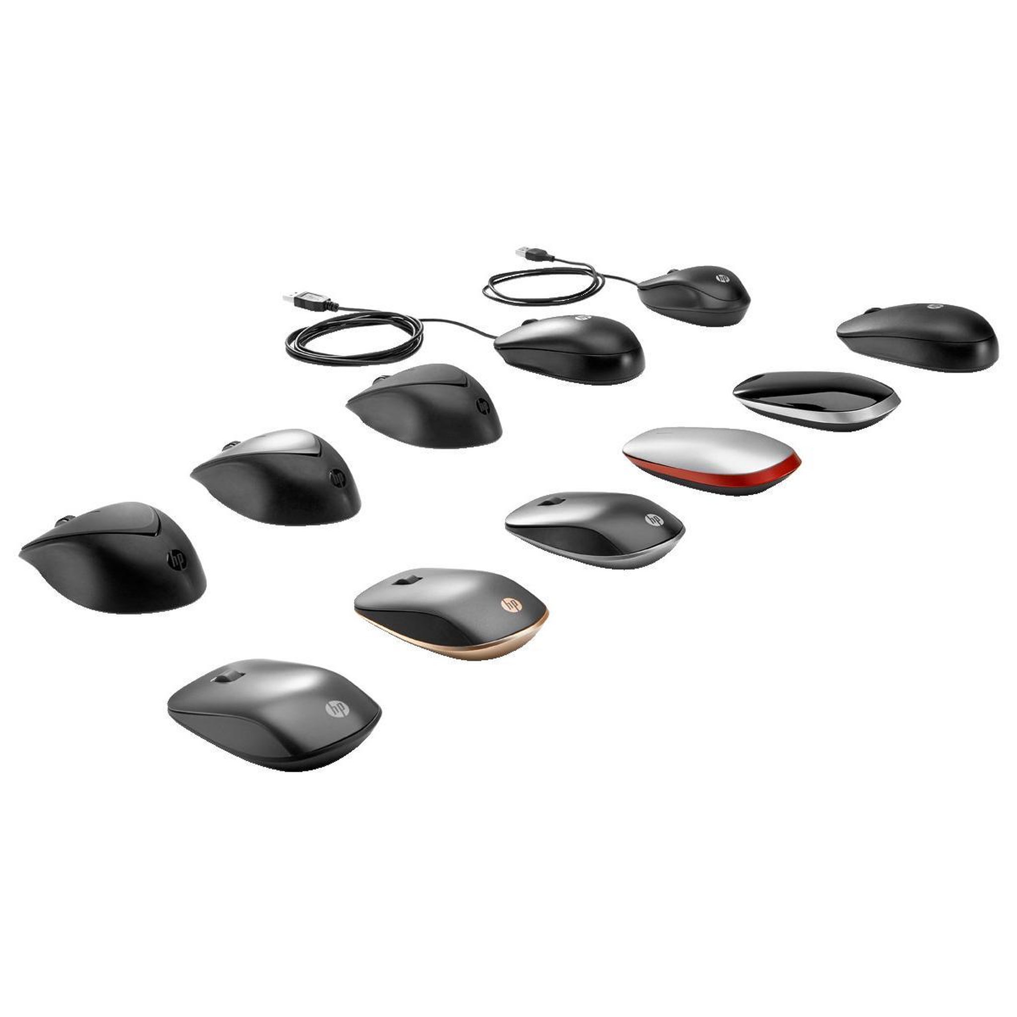 Voir la diapositive 3 : HP HP USB Travel Mouse souris Ambidextre USB Type-A Optique 1000 DPI