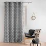 Voir la diapositive 5 : Paris Prix Rideau à Œillets Jacquard  Caelia  140x260cm Gris
