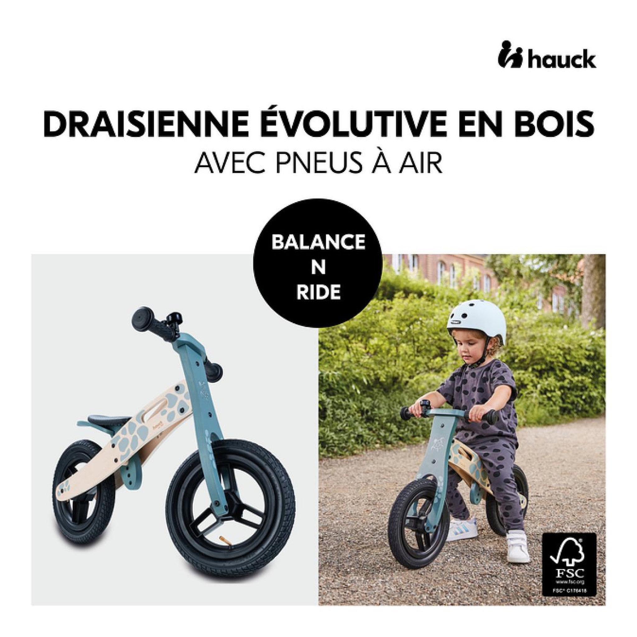 Voir la diapositive 2 : HAUCK Draisienne Balance N Ride Turtle