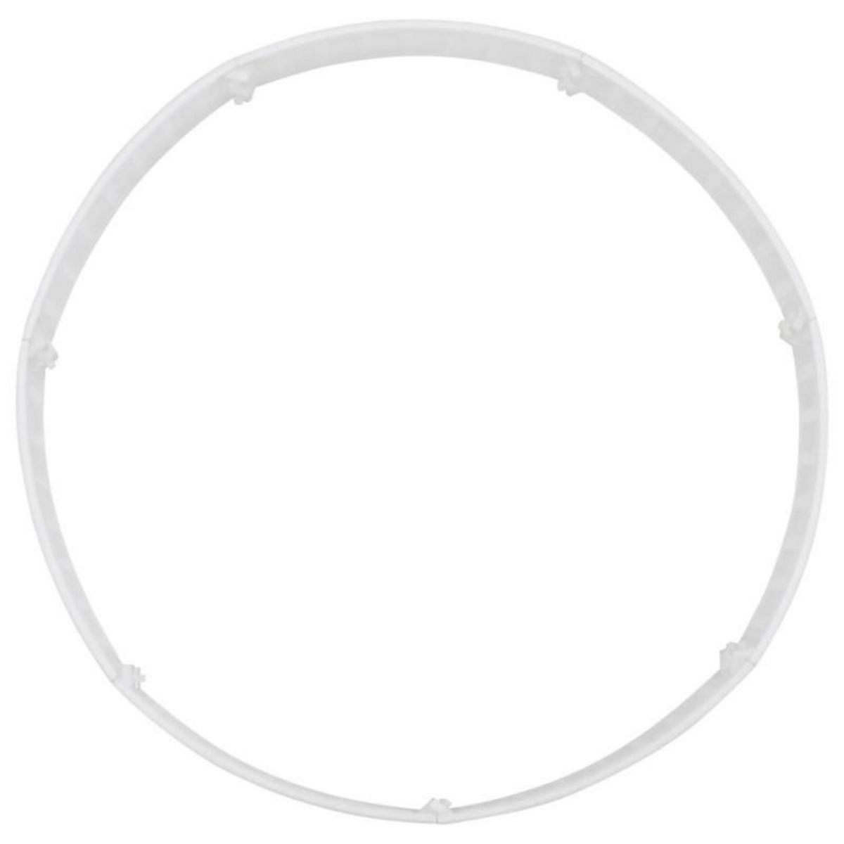 VIDAXL Jupe de sapin de Noël blanc Ø56x23 cm plastique