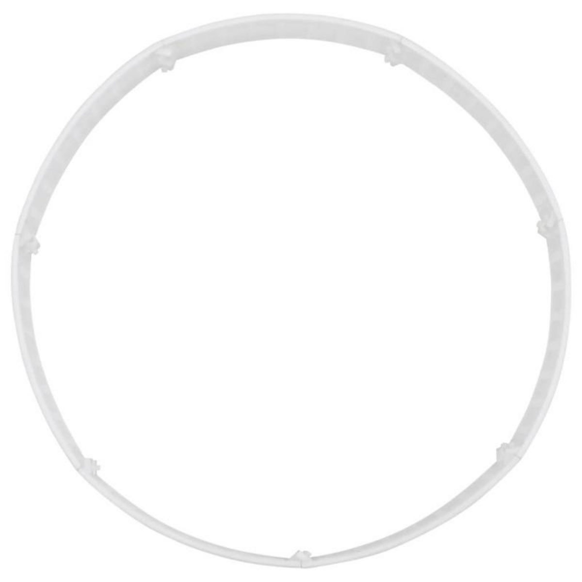 VIDAXL Jupe de sapin de Noël blanc Ø56x23 cm plastique