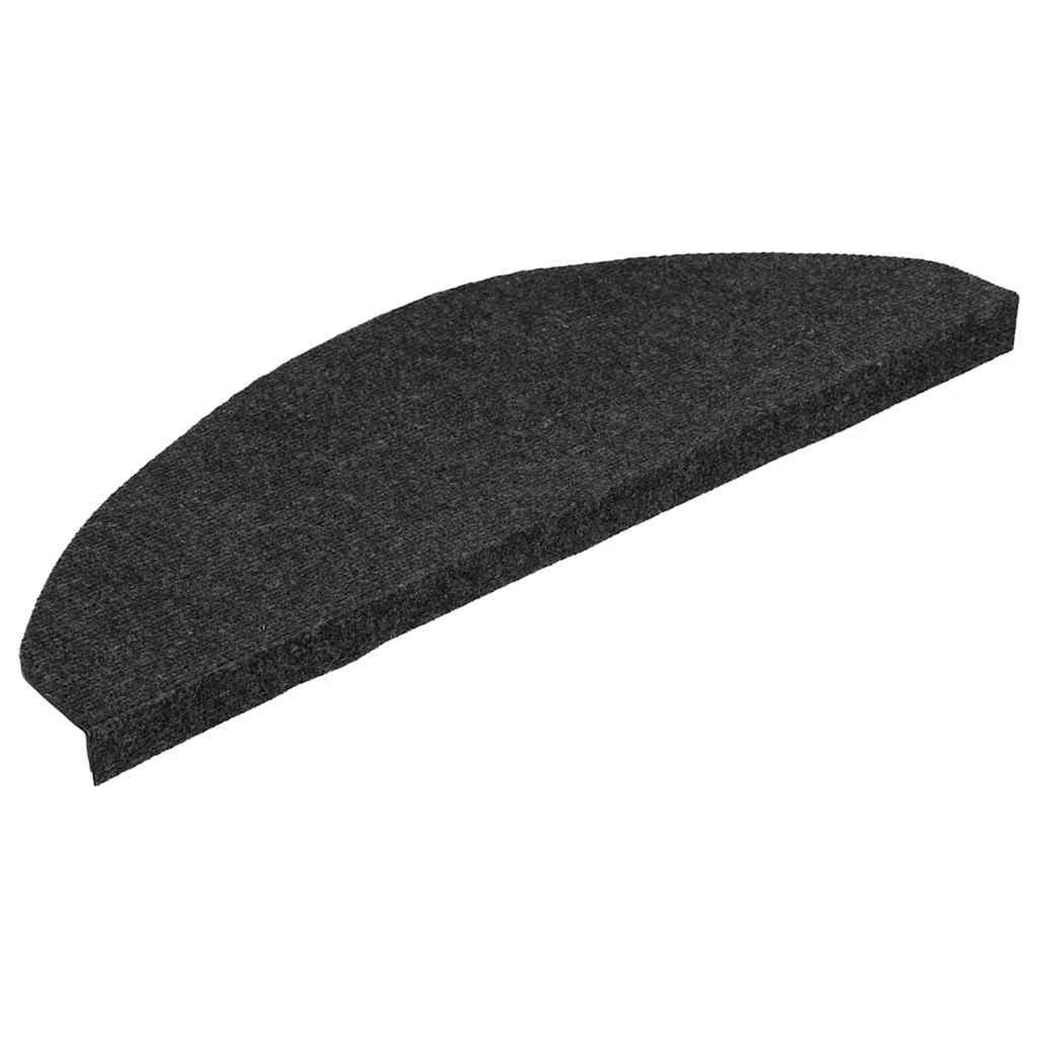Voir la diapositive 2 : VIDAXL Tapis d'escalier auto-adhesifs 30 pcs noir 65x22,5x3,5 cm