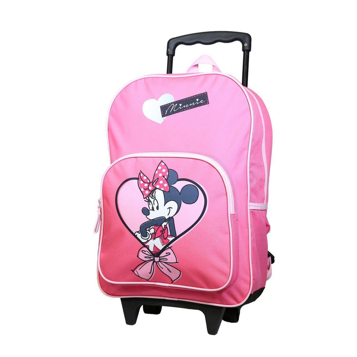 Bagtrotter BAGTROTTER Sac à dos à roulettes Disney Minnie Noeud Rose